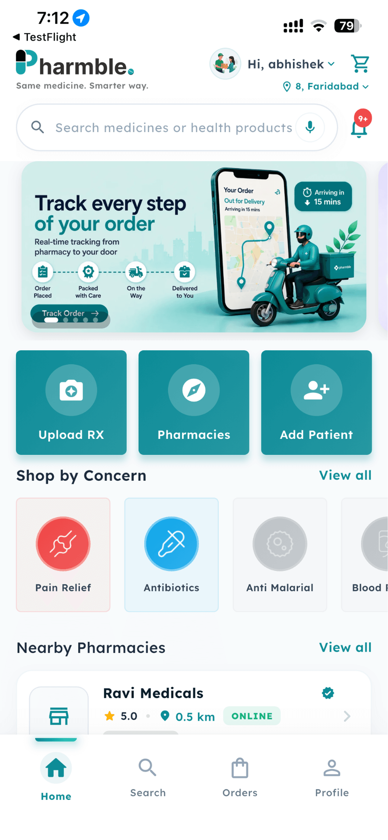 Nearby Pharmacy Discovery